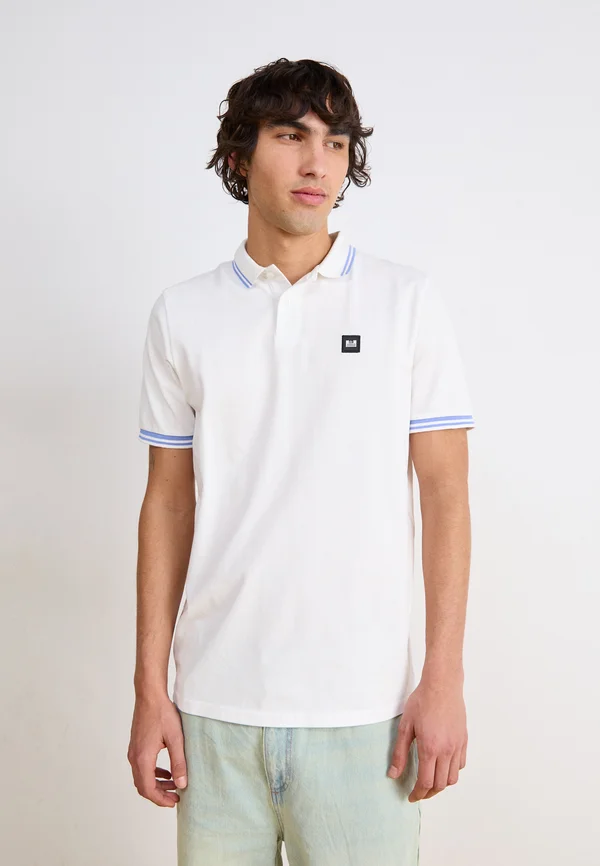 LEVANTO - Polo shirt - white/cornflower