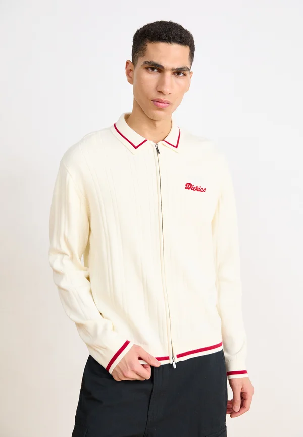 LEWISTOWN CARDIGAN - Cardigan - egret