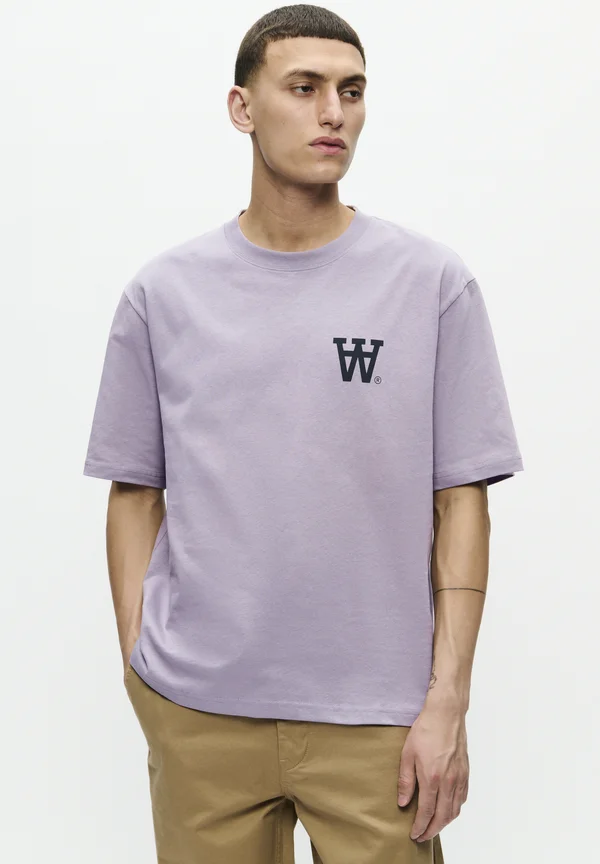 LIAM AACHEST - Print T-shirt - minimal gray