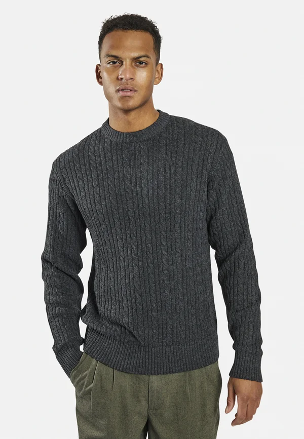 LIAM REGULAR FIT - Jumper - dark grey
