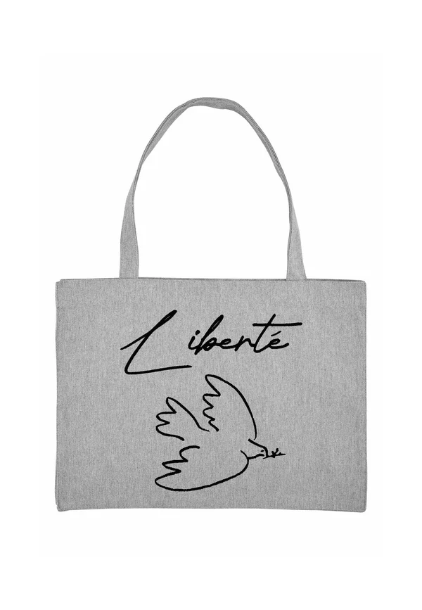LIBERTE PRINT - Tote bag - mottled grey