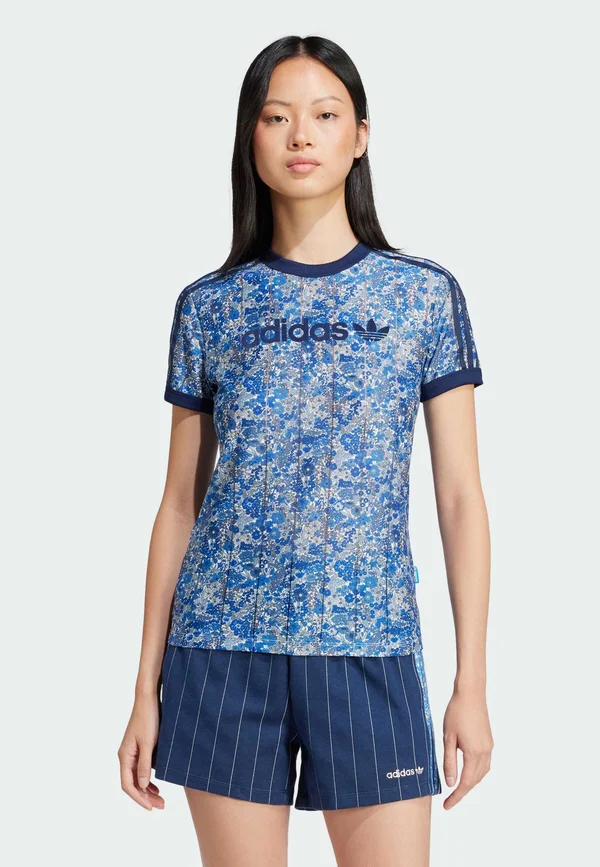 LIBERTY CALI  - Print T-shirt - multicolor chalk white ambient sky night indigo