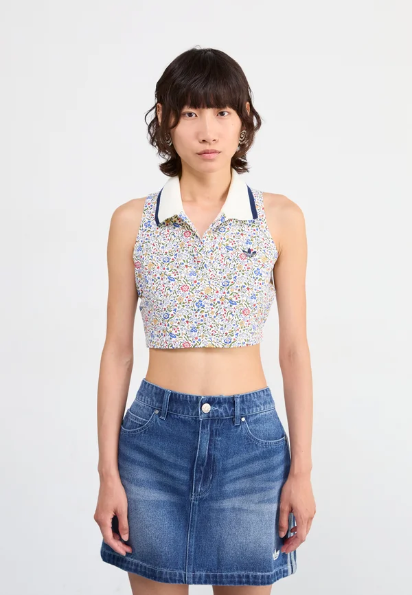 LIBERTY  - Polo shirt - off white/semi lucid red