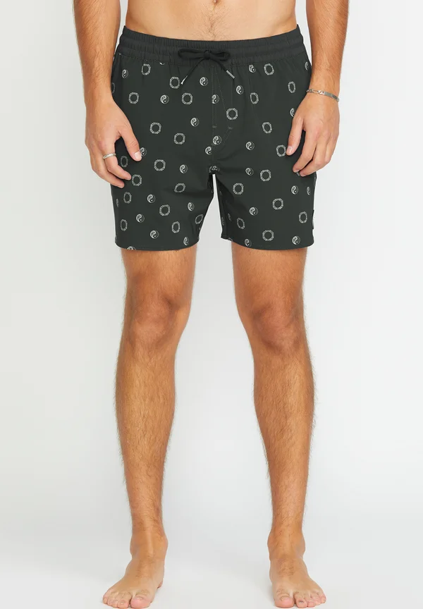 LIDO PRINT TRUNK 16" - Swimming shorts - stealth