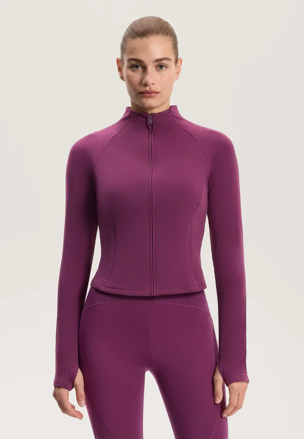 LIGHT WARM TECHNICAL - Running jacket - mottled purple