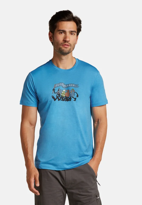 LIGHT WEIGHT TECH LITE HIKE TOGETHER - Print T-shirt - arctic