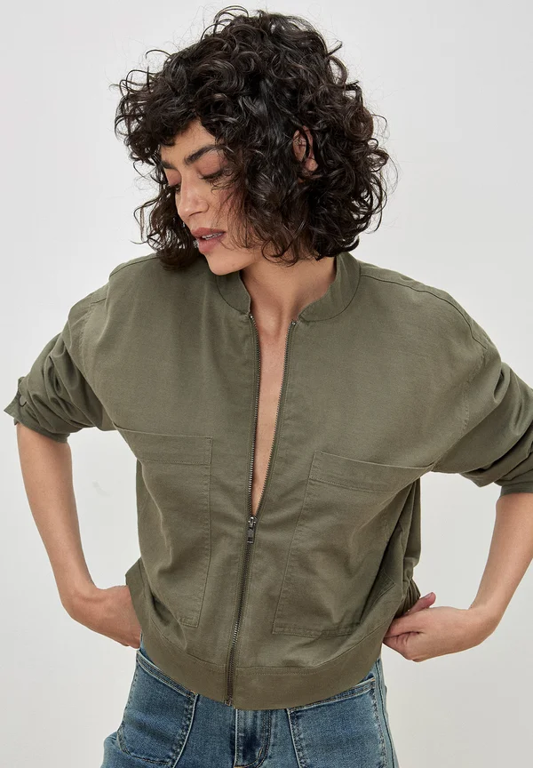 LIGHTWEIGHT  - Bomber Jacket - khaki