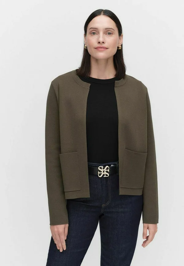 LILLIE KNITTED - Cardigan - olive green