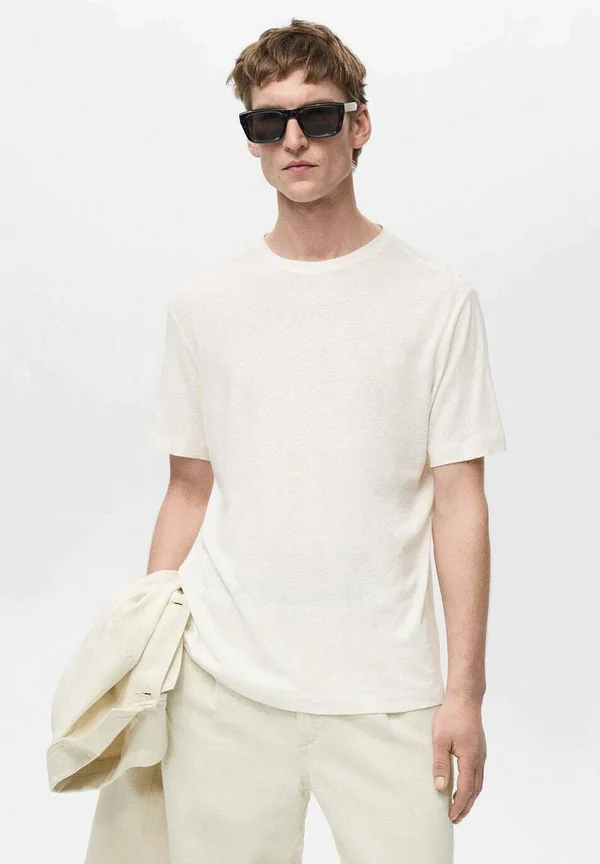 LIMAN - Basic T-shirt - white