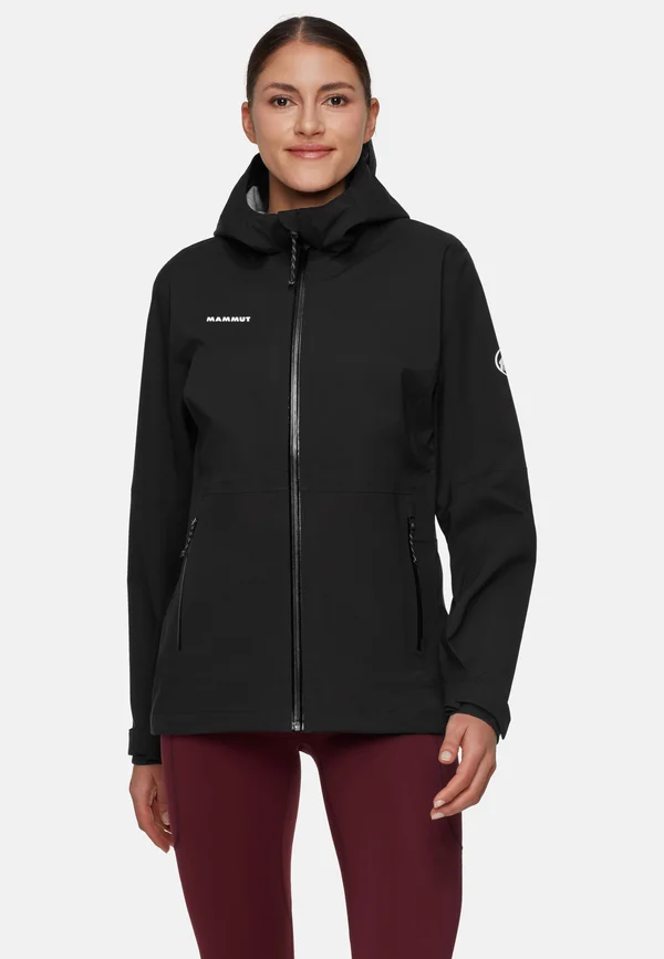LINARD GUIDE HOODED - Hardshell jacket - black