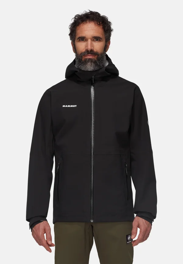 LINARD GUIDE HOODED - Hardshell jacket - black