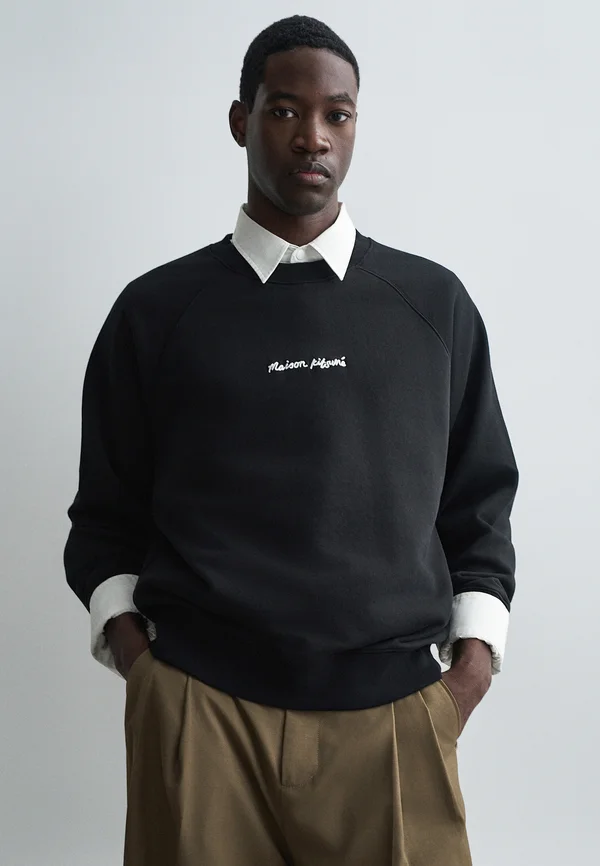 LINE HANDWRITING - Sweatshirt - black