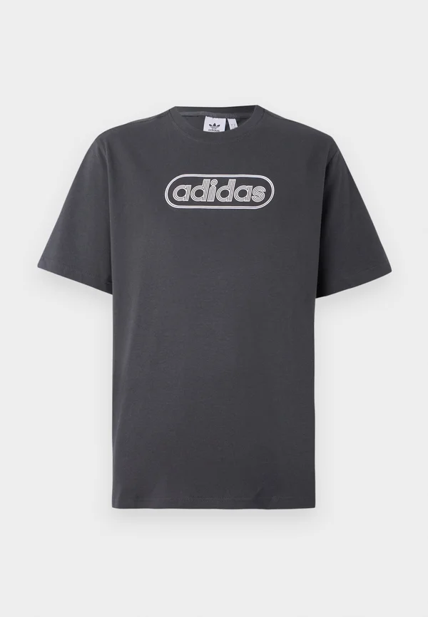 LINE LOGO UNISEX - Print T-shirt - black