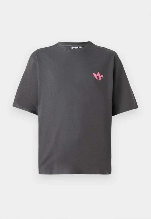 LINE UP TEE UNISEX - Print T-shirt - grey six