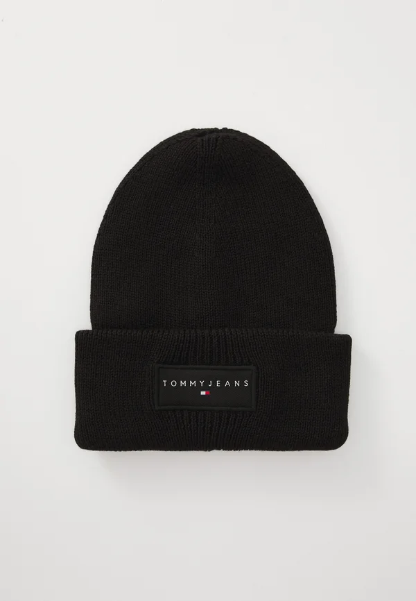 LINEAR BEANIE UNISEX - Beanie - black