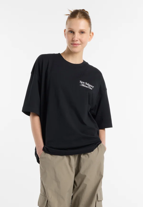 LINEAR GRAPHIC - Print T-shirt - black