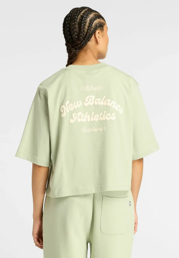 LINEAR HERITAGE RELAXED - Print T-shirt - garter snake