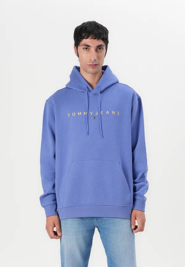 LINEAR LOGO HOODIE - Sweatshirt - soft sapphire