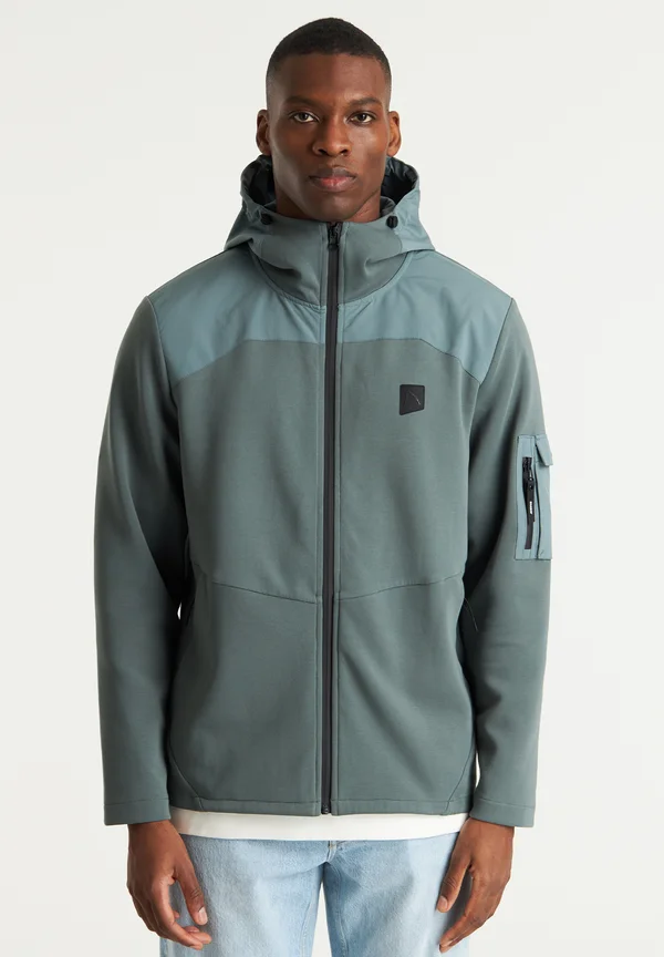 LION MIX - Zip-up sweatshirt - green