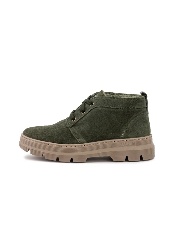 LIS - Lace-up ankle boots - green
