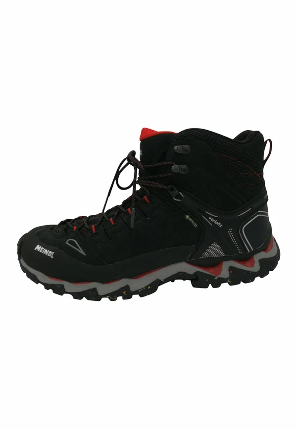 LITE HIKE GTX - Mountain shoes - schwarz / rot