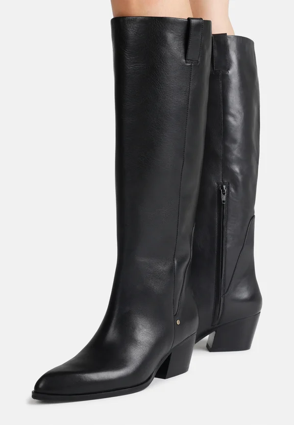 LIZZY - Cowboy/Biker boots - coffee bean