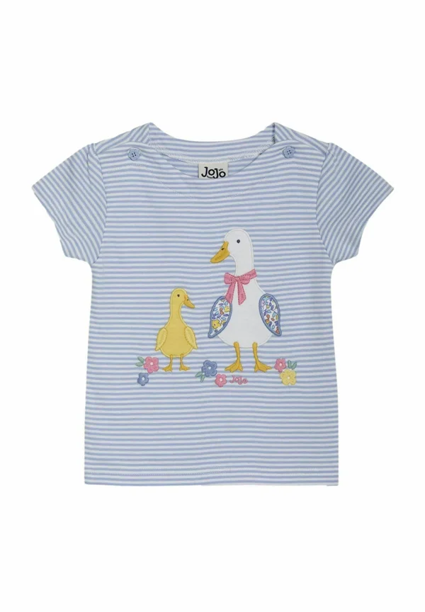 LLAMA APPLIQUÉ - REGULAR FIT - Print T-shirt - blue duck
