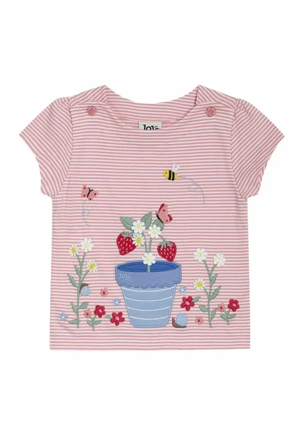 LLAMA APPLIQUÉ - REGULAR FIT - Print T-shirt - pink strawberry