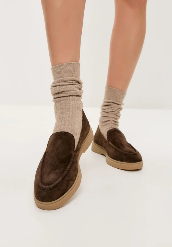 LOAFERS-HANDCRAFTED CLASSIC - Slip-ons - brown