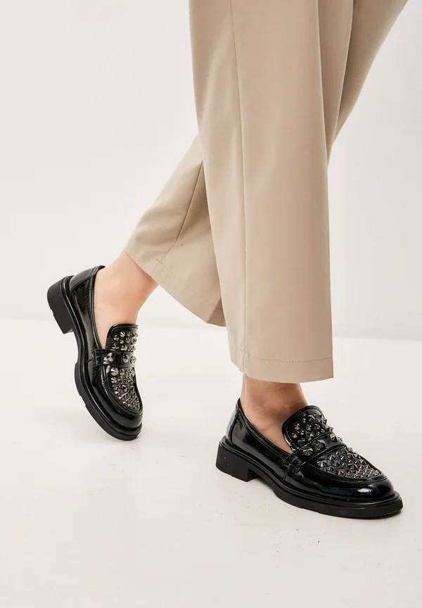 LOAFERS - Slip-ons - black