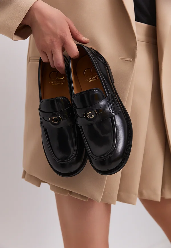 LOAFERS - Slip-ons - black