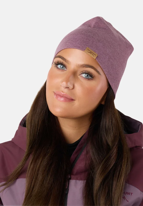 LOFOTEN - Beanie - dk mauve melange