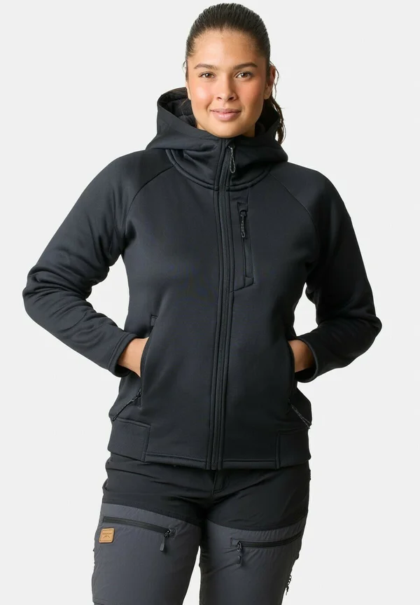LOFOTEN TECH STRETCH - Zip-up sweatshirt - black