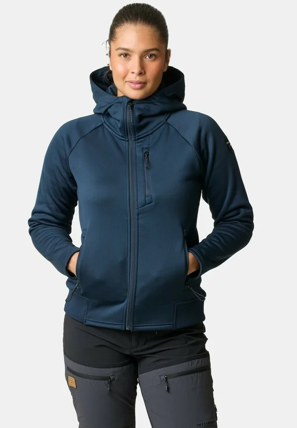 LOFOTEN TECH STRETCH - Zip-up sweatshirt - dk navy