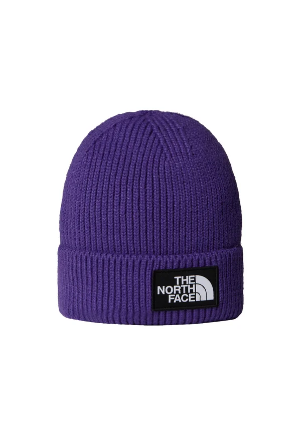 LOGO BOX CUFFED BEANIE UNISEX - Beanie - peak purple