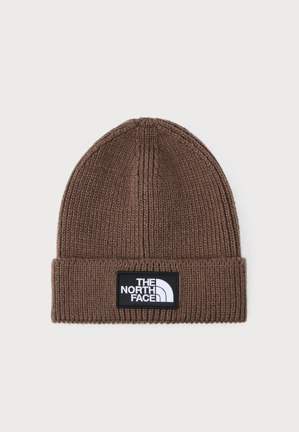LOGO BOX CUFFED BEANIE UNISEX - Beanie - smokey brown