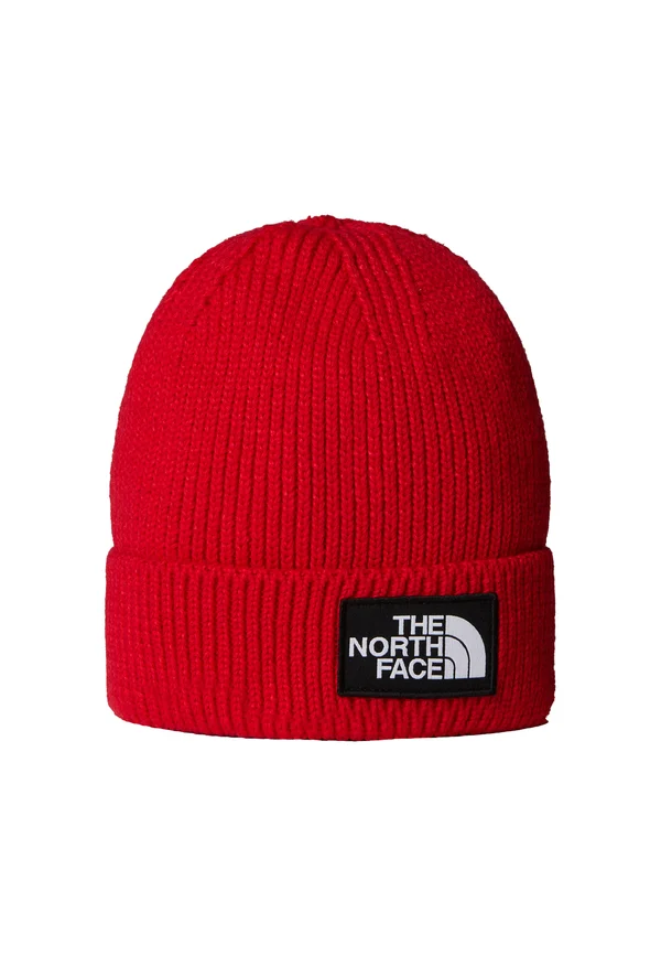 LOGO BOX CUFFED BEANIE UNISEX - Beanie - tnf red