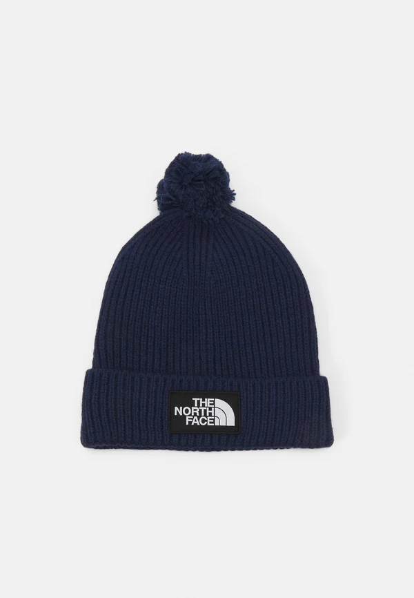 LOGO BOX POM BEANIE UNISEX - Beanie - summit navy