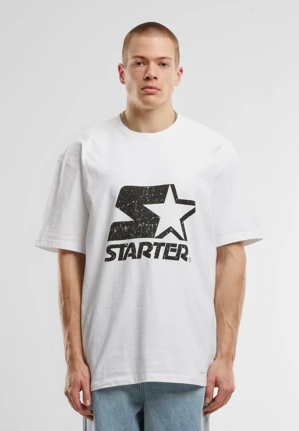 LOGO OVERSIZE  TEE - Print T-shirt - white