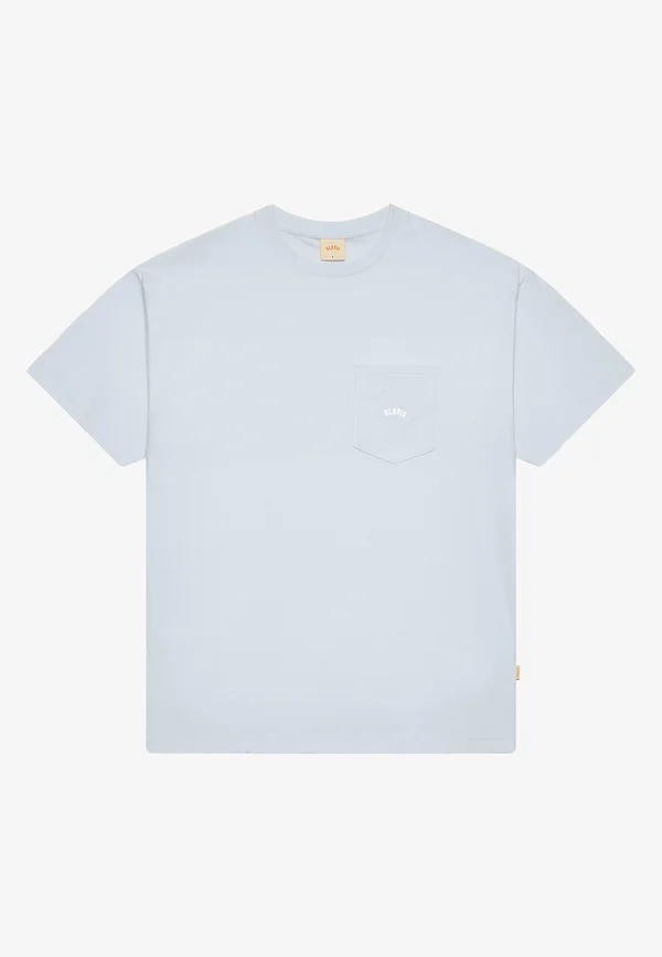 LOGO POCKET TEE UNISEX - Basic T-shirt - skyway