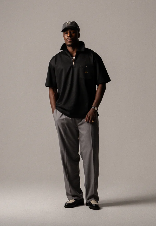LOGO - Polo shirt - black