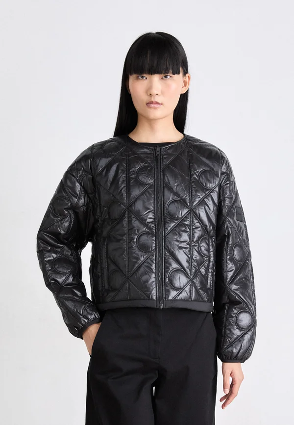 LOGO QUILTED INSULATED LINER - Bomber Jacket - black