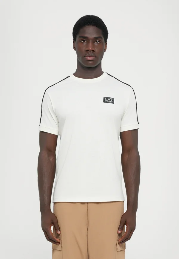 LOGO SERIES TAPE TEE  - Print T-shirt - vanilla ice