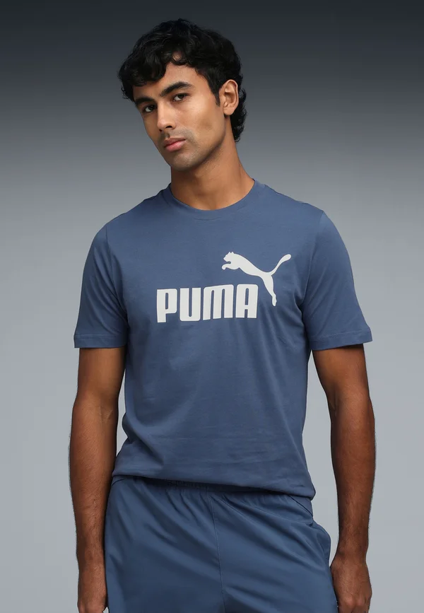 LOGO TEE - Print T-shirt - dark indigo