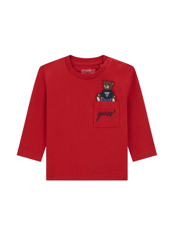 LOGOSTICKEREI - Long sleeved top - rot