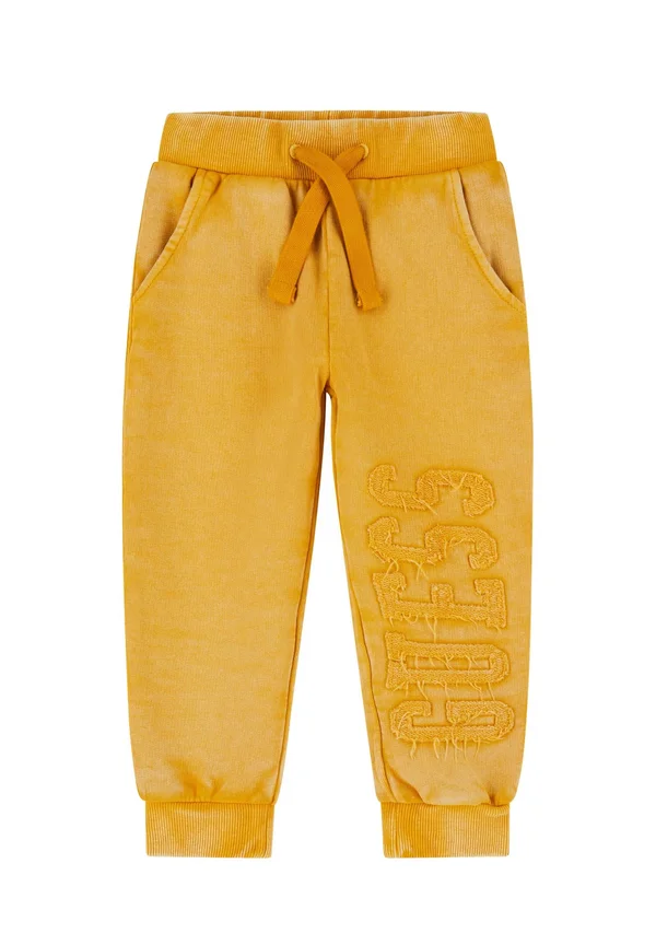 LOGOSTICKEREI - Trousers - gelb