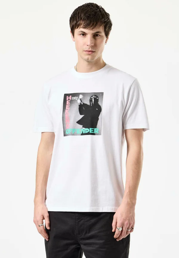 LONDON CALLING GRAPHIC - Print T-shirt - white