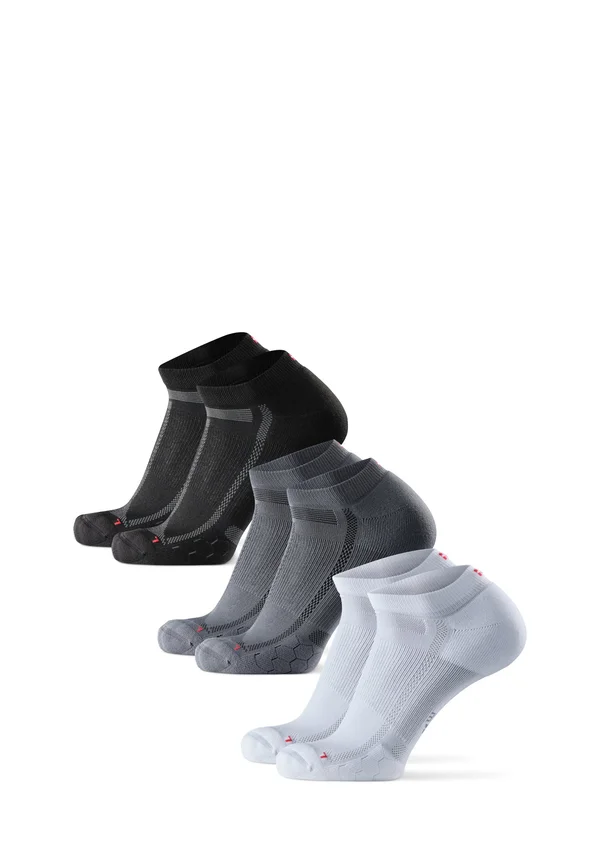 LONG DISTANCE  3 PACK   - Trainer socks - multicolour black grey white