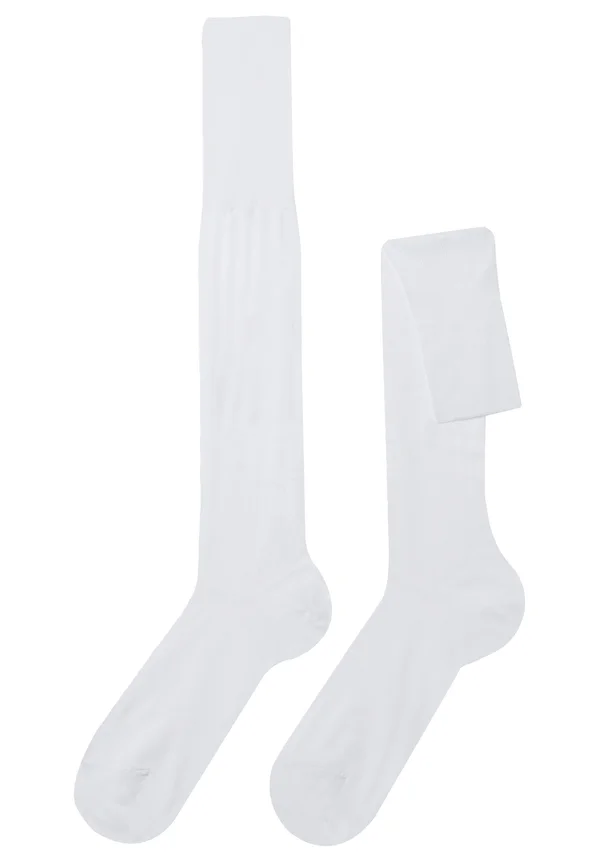 LONG - Knee high socks - White