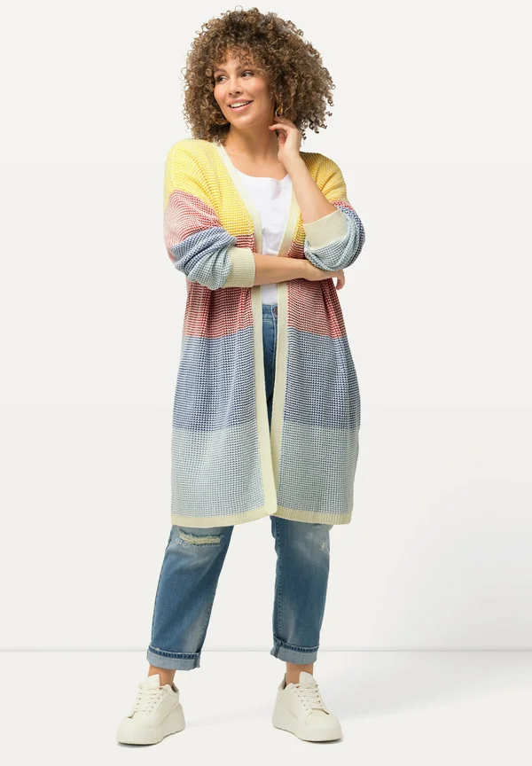 LONG OFFENE FORM - Cardigan - off white
